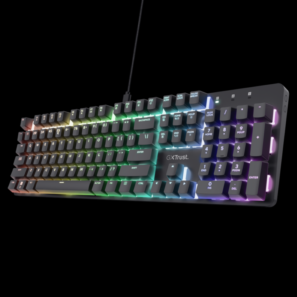 TRUST GAMING TASTIERA GXT 871 ZORA TASTIERA MECCANICA DA GAMING
