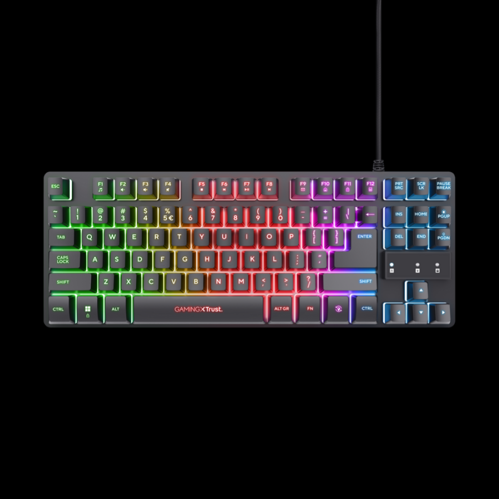 TRUST - SET GAMING - GXT 798 2 IN 1 - TASTIERA E MOUSE DA GAMING