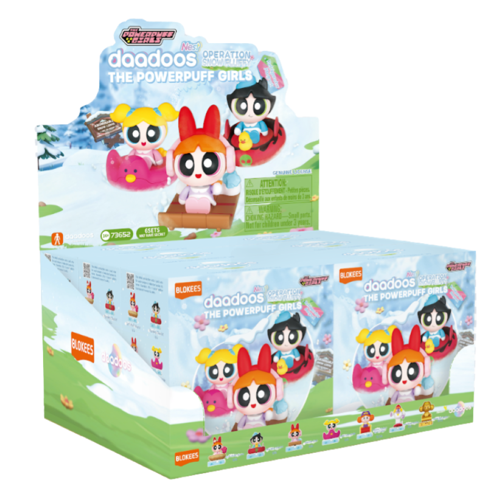 Blokees - The Powerpuff Girls Blind Box - Daadoos Nest Series 01 - 73652 Operation Snow Fluffy 