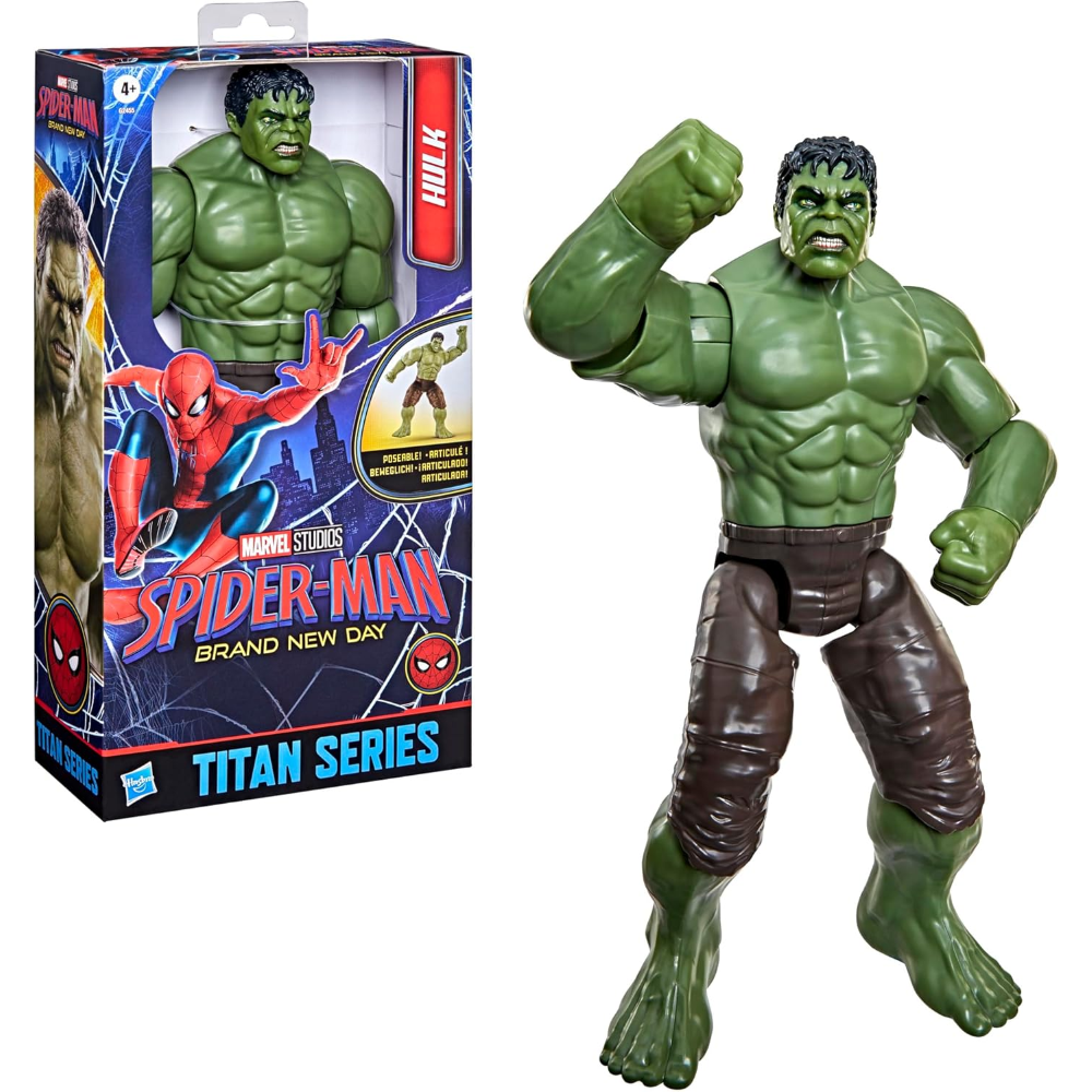 HASBRO -  Marvel Spider-Man: Brand New Day Titan Series Deluxe Hulk 30cm  G24555L0