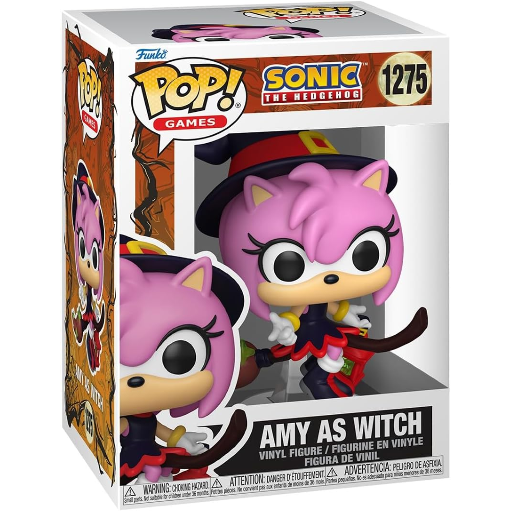 FUNKO POP SONIC THE HEDGEHOG - VINYL FIGURE 1275 AMY AS WITCH 9CM 93525