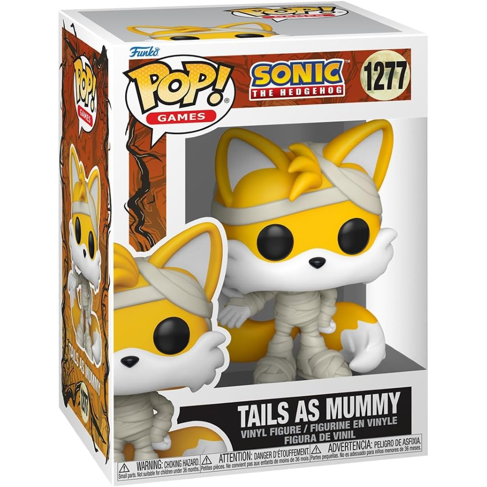 FUNKO POP SONIC THE HEDGEHOG - VINYL FIGURE 1277 TAILS AS MUMMY 9CM 93527