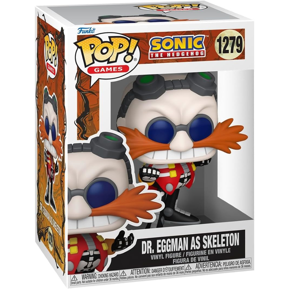 FUNKO POP SONIC THE HEDGEHOG - VINYL FIGURE 1279 DR. EGGMAN AS SKELETON 9CM 93529