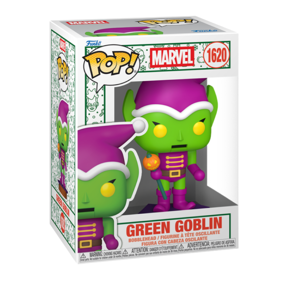 FUNKO POP MARVEL HOLIDAY S6 - VINYL FIGURE 1620 GREEN GOBLIN (NUTCRACKER) 9CM - 92889