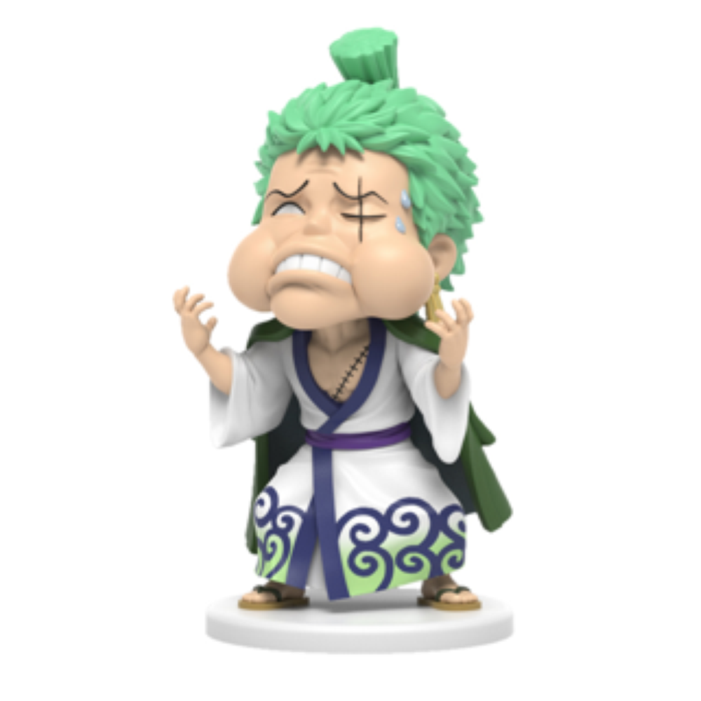 MIGHTY JAXX ONE PIECE - WHACKOOS VINYL SERIES BLIND BOX D6 - SILLY FACES SERIES 