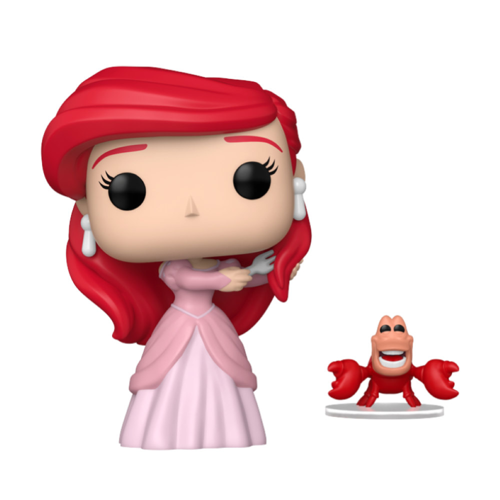 FUNKO POP LITTLE MERMAID S3 - VINYL FIGURE 1755 ARIEL WITH SEBASTIAN 9CM 93217
