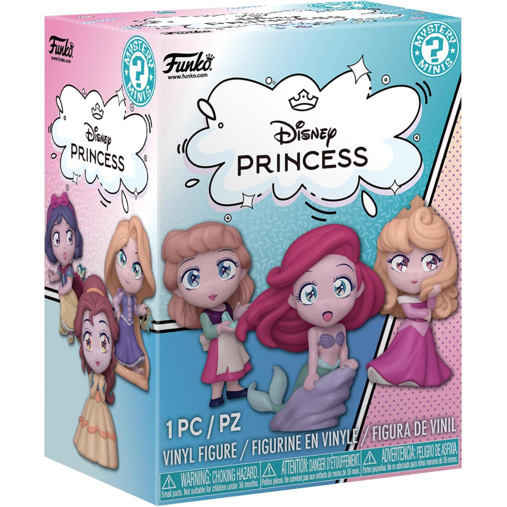 FUNKO POP 86557 Disney Princess Manga - MYSTERY MINI BLIND BOX - DISPLAY 12PC CASE PACK 