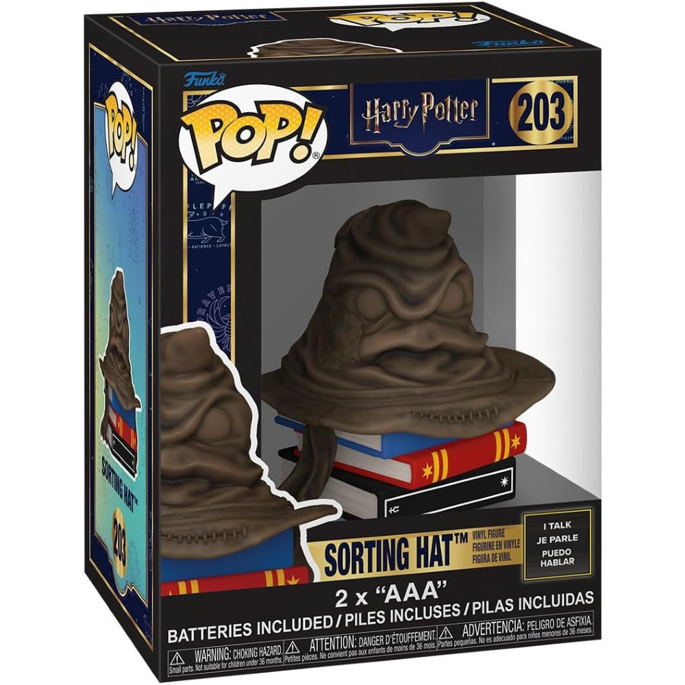 FUNKO POP SFX HARRY POTTER S23 - VINYL FIGURE 203 SORTING HAT 9CM 93383