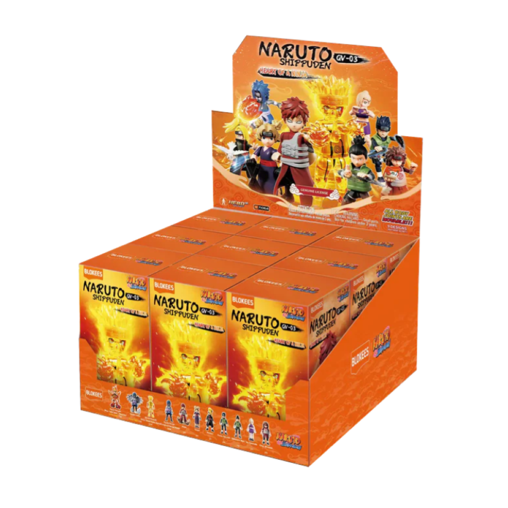 Blokees - Naruto Blind Box - Galaxy Version 03 - 71064 Heart of a Ninja   DISPLAY 9PC 