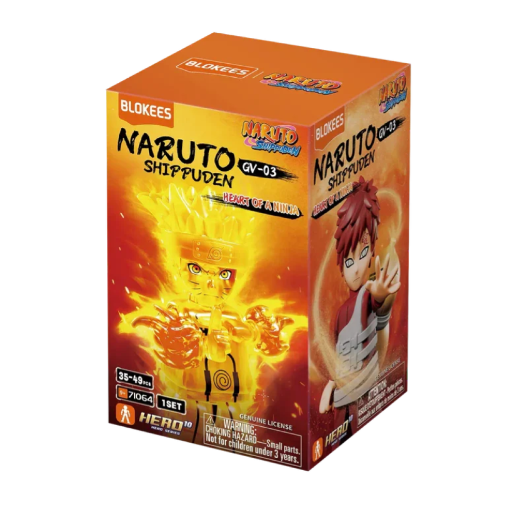 Blokees - Naruto Blind Box - Galaxy Version 03 - 71064 Heart of a Ninja   DISPLAY 9PC 