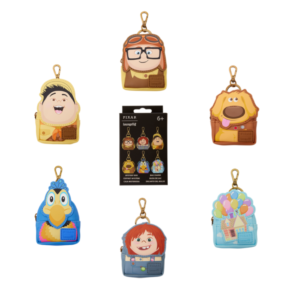  Loungefly - Disney Pixar Up Mystery Mini Backpack Keychain Charms WDBC0035