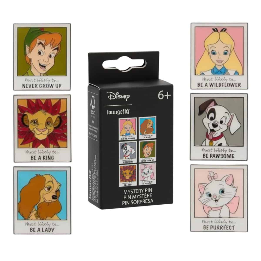 Loungefly - DISNEY CLASSICS YEAR BOOK MYSTERY PIN  WDPN4100-EA