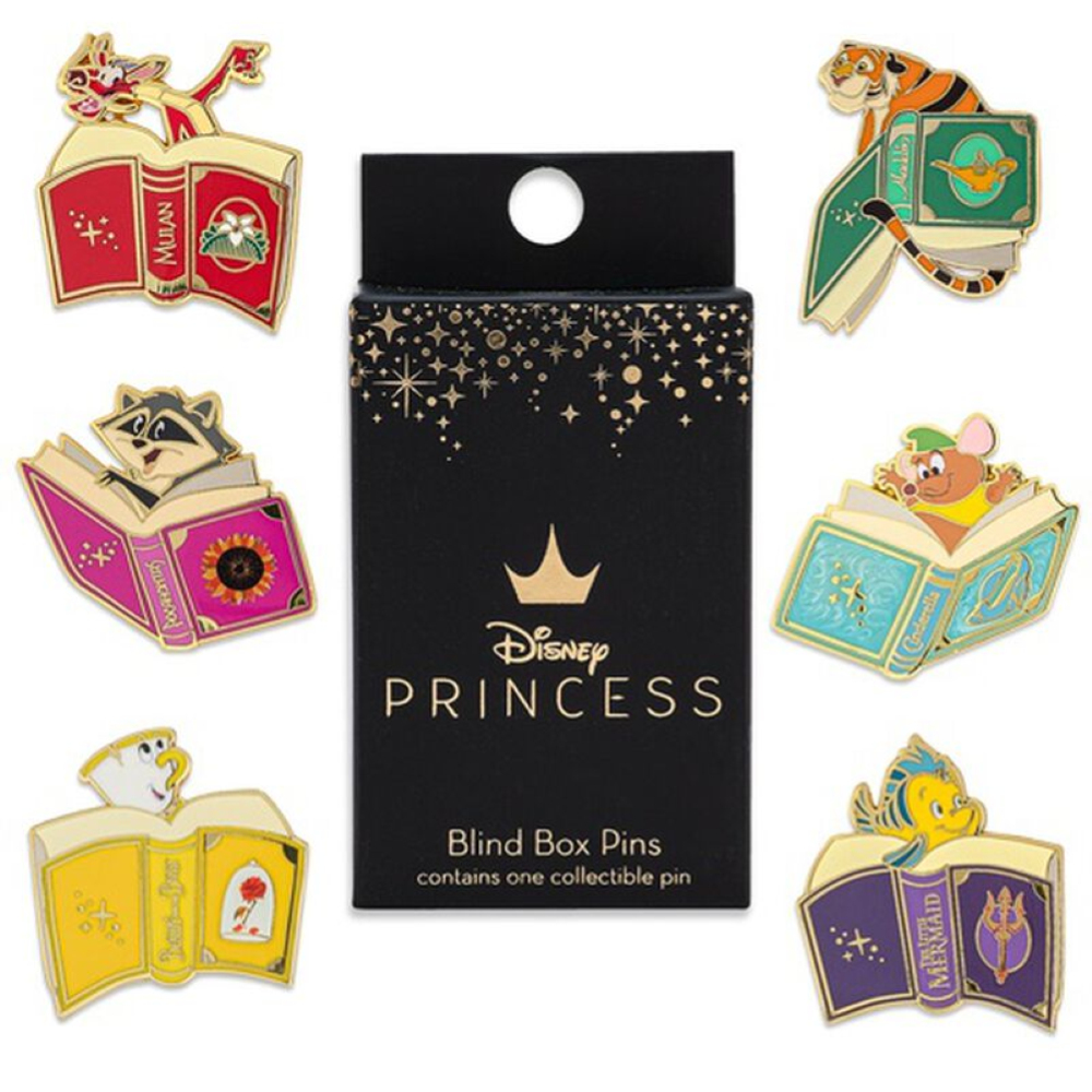  Loungefly - DISNEY PRINCESS BOOKS BLIND BOX PINS WDPN2390