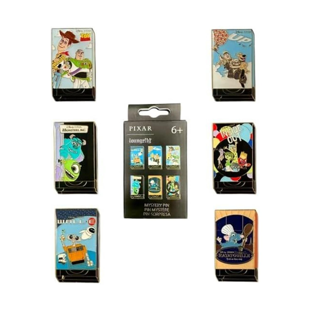  Loungefly - DISNEY PIXAR VHS TAPES MYSTERY PIN WDPN3843-EA