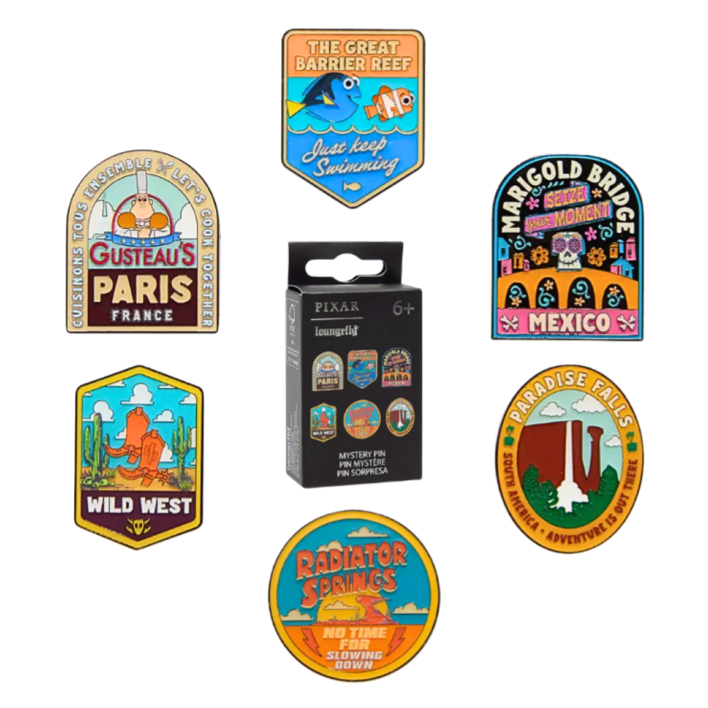  Loungefly - DISNEY PIXAR NATIONAL PARK BLIND BOX PINS WDPN4133-EA