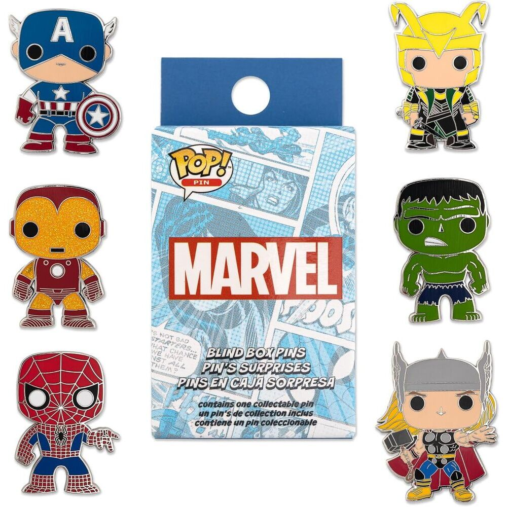  Loungefly - MARVEL CLASSIC BLIND BOX ENAMEL PINS MVPN0074