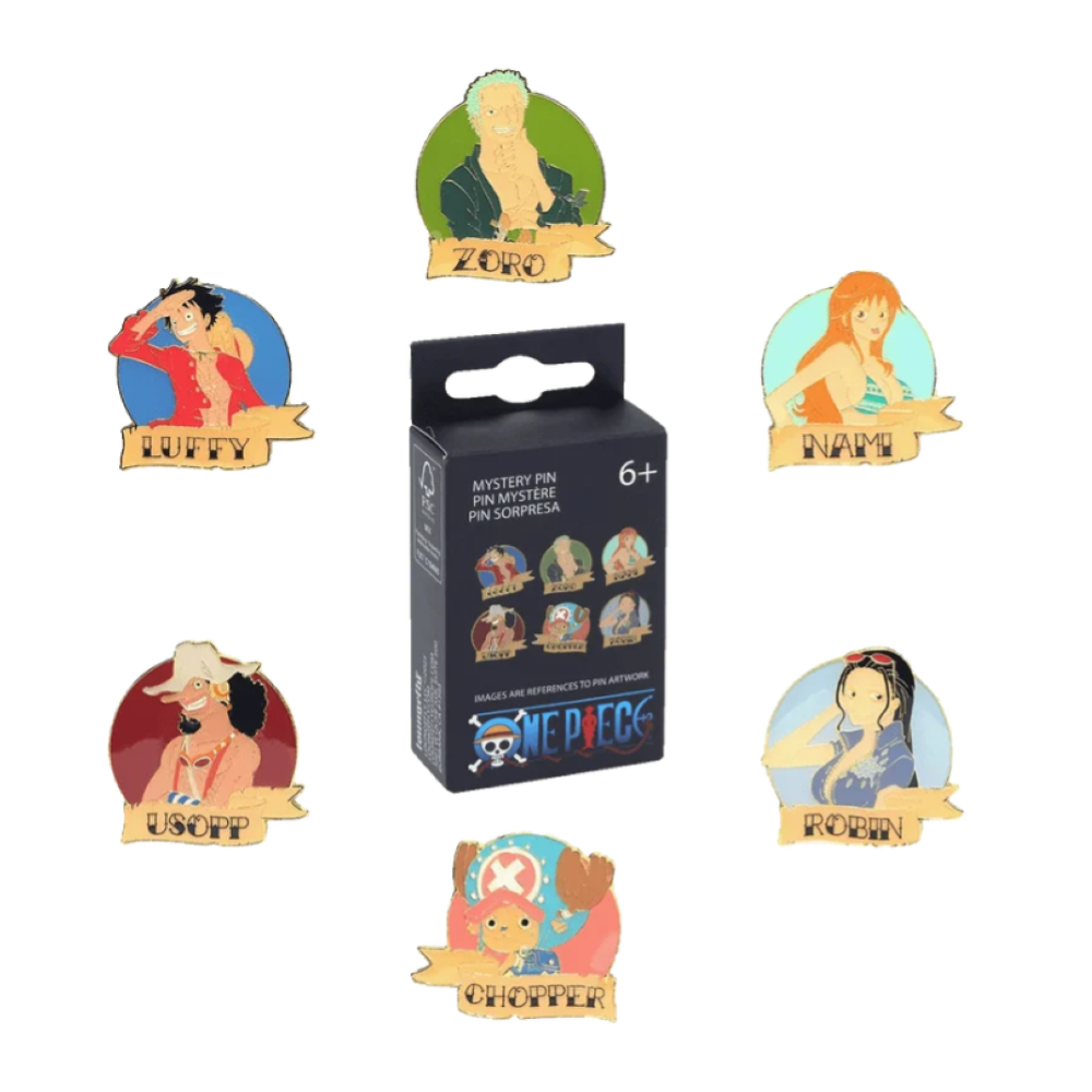 Loungefly - ONE PIECE TATTOO STYLE CHARACTERS MYSTERY PIN - OPPN0016-EA