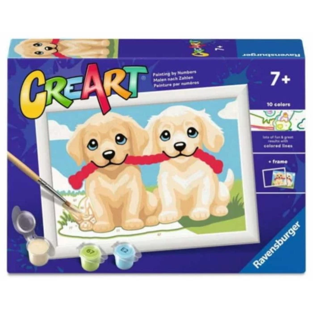 Ravensburger CreArt Serie E Classic - Cuccioli giocherelloni 12023312