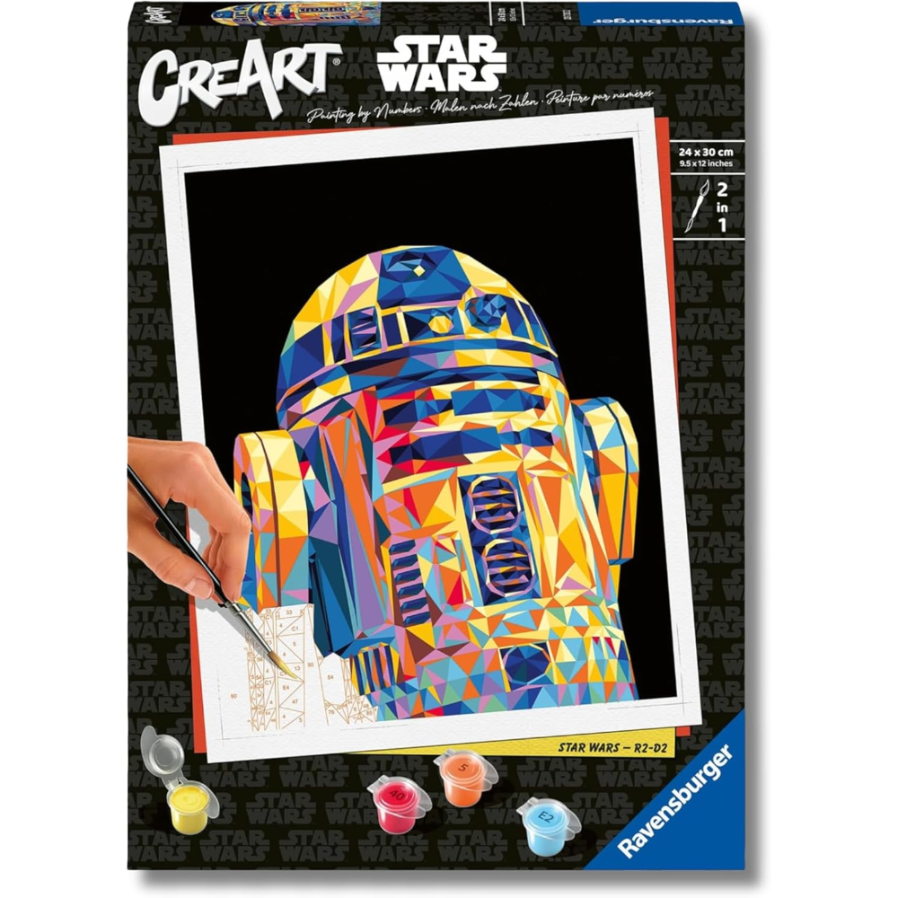 Ravensburger CreArt Serie Trend C licensed - Polygon Starwars R2 - 2D 23730