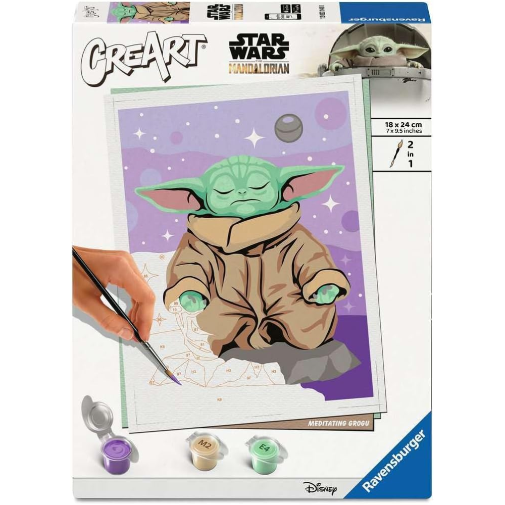 Ravensburger CreArt Adulti Serie Trend D licensed - Grogu 12023140