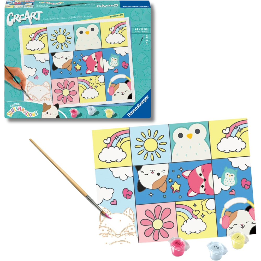 Ravensburger CreArt Adulti Serie Trend D licensed - Squishmallows 23727