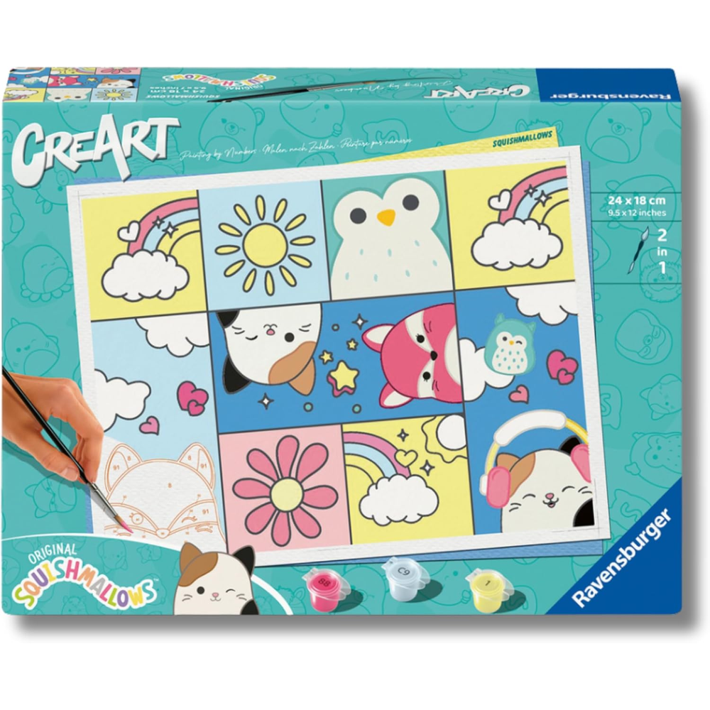 Ravensburger CreArt Adulti Serie Trend D licensed - Squishmallows 23727