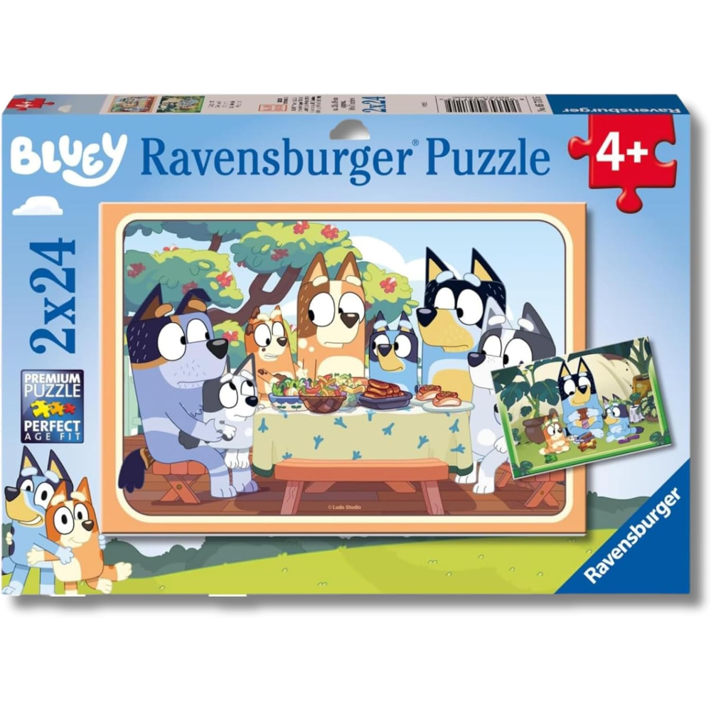 Ravensburger 2 x 24 pc - Bluey 5711