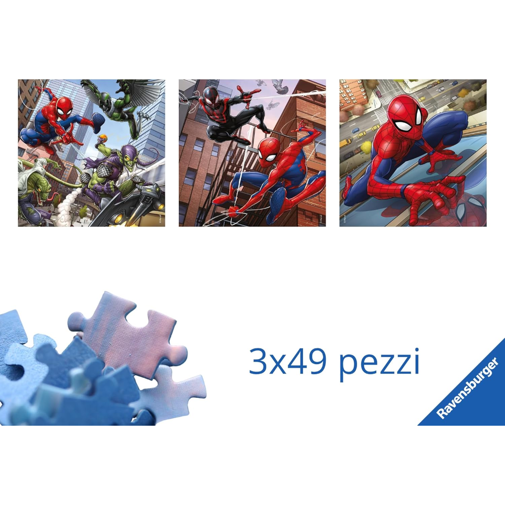 Ravensburger 3 x 49 pc - Spiderman 8025