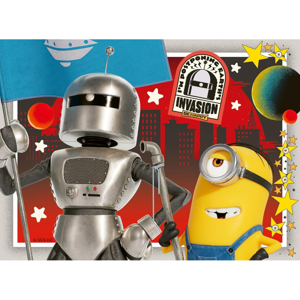 Ravensburger 4 in a box - Minions 3 -  12/16/20/24p  12004348