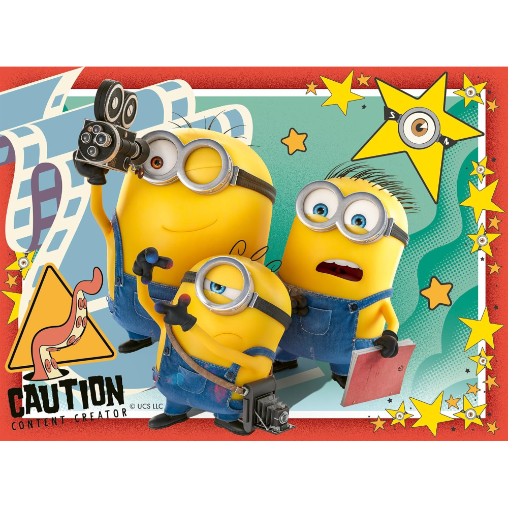 Ravensburger 4 in a box - Minions 3 -  12/16/20/24p  12004348