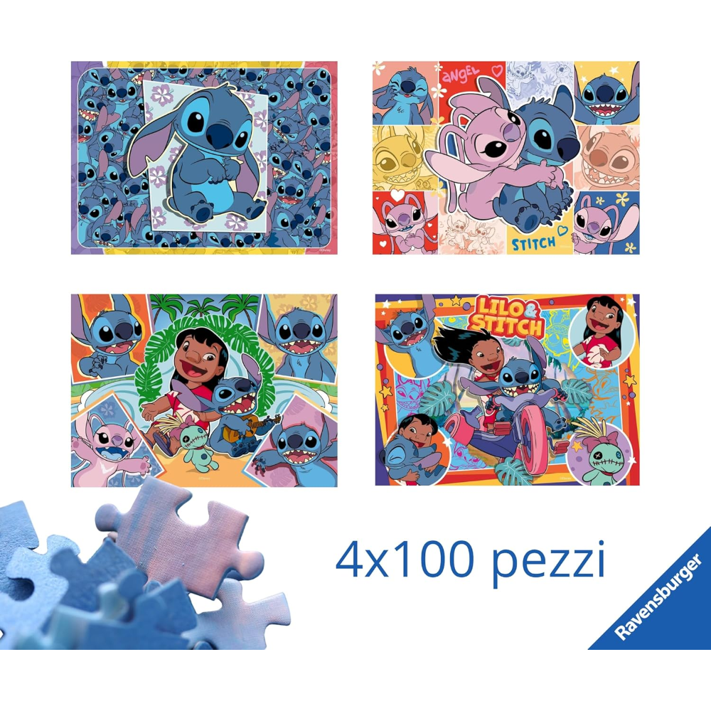 Ravensburger 4 x 100 pc - Stitch 5731