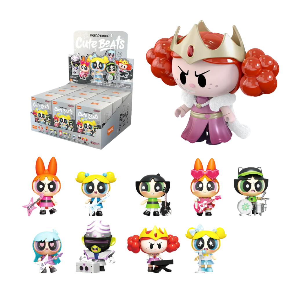 Blokees - The Powerpuff Girls Blind Box - Mokoo series 01 - 75871 Cute Beats   DISPLAY 6PC 