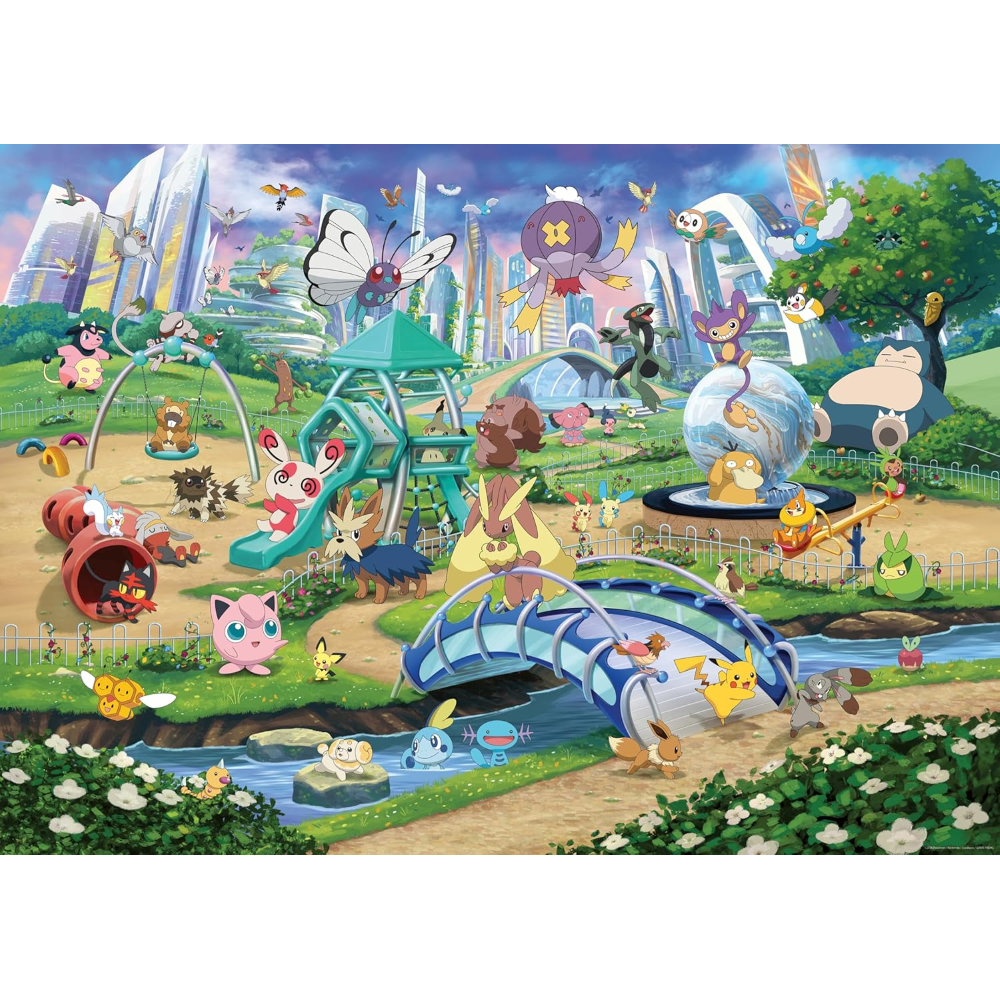 Ravensburger Puzzle 1000 PC - Pokémon  Breakout 1: Eevee e il Parco 12002033