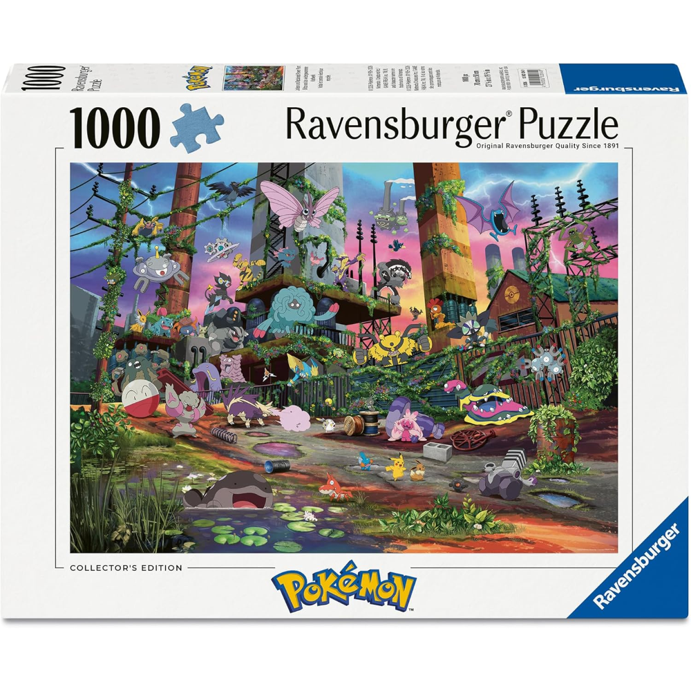 Ravensburger Puzzle 1000 PC - Pokémon Breakout 2: Jolteon e la Centrale Elettrica Recuperata 12002034