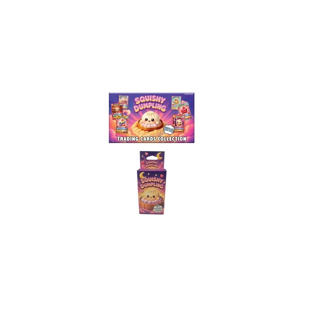 DIRAMIX - SQUISHY DUMPLING ECO BLISTER - con 3 bustine di figurine
