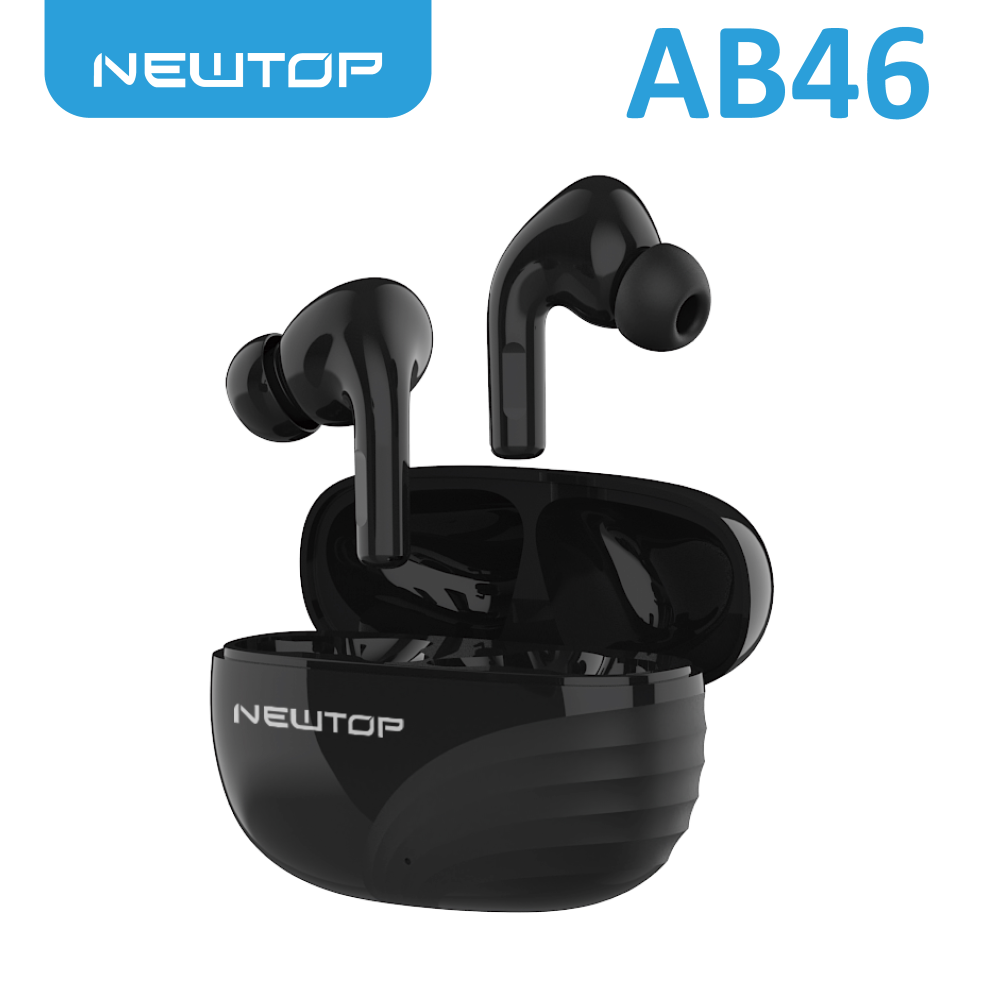 NEWTOP AB46 AURICOLARE WIRELESS NERO
