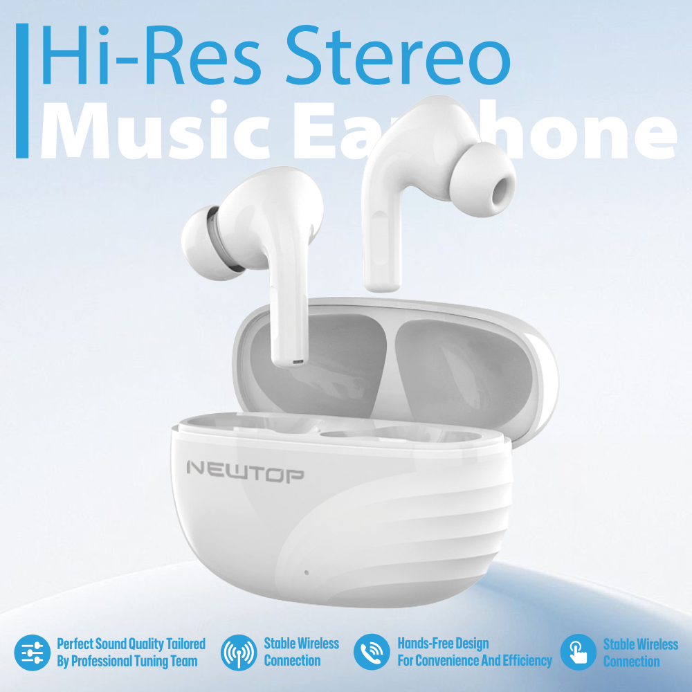 NEWTOP AB46 AURICOLARE WIRELESS BIANCO