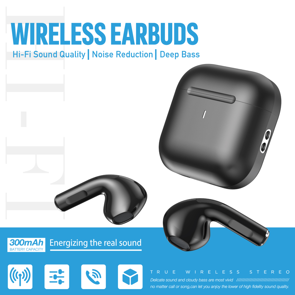 NEWTOP AB47 AURICOLARE WIRELESS NERO