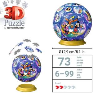 Ravensburger Puzzle 3D - Puzzleball 72 pc - Disney 11561