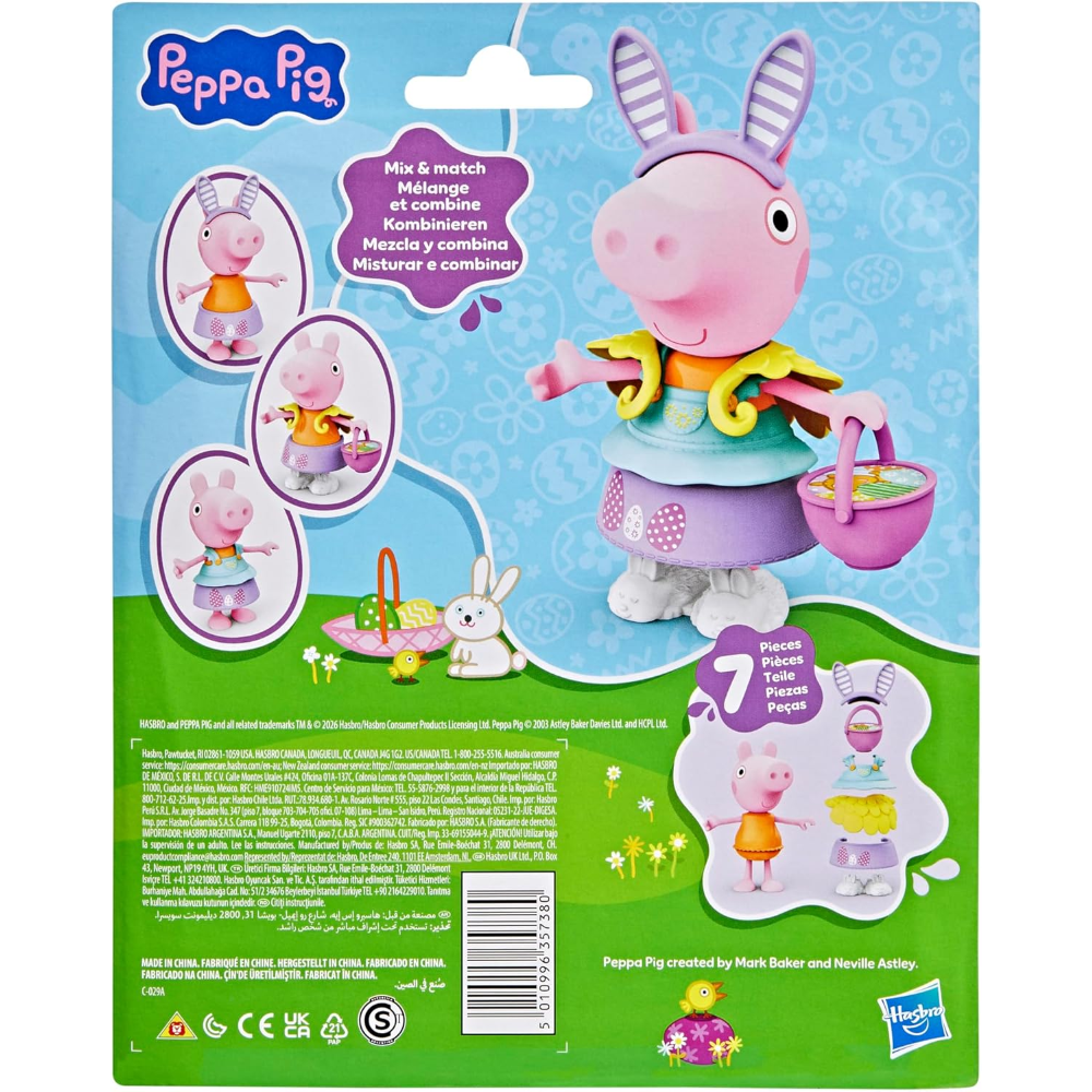 HASBRO - PEPPA PIG - OUTFIT PRIMAVERA 15CM - G21805L0