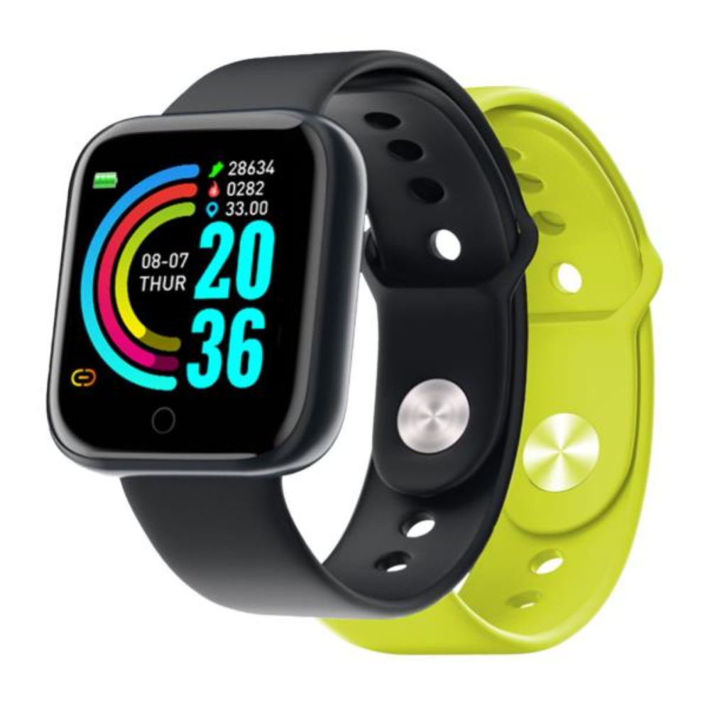 NILOX - SMARTWATCH TRAILBAND - DOPPIO CINTURINO - BLACK OR YELLOW