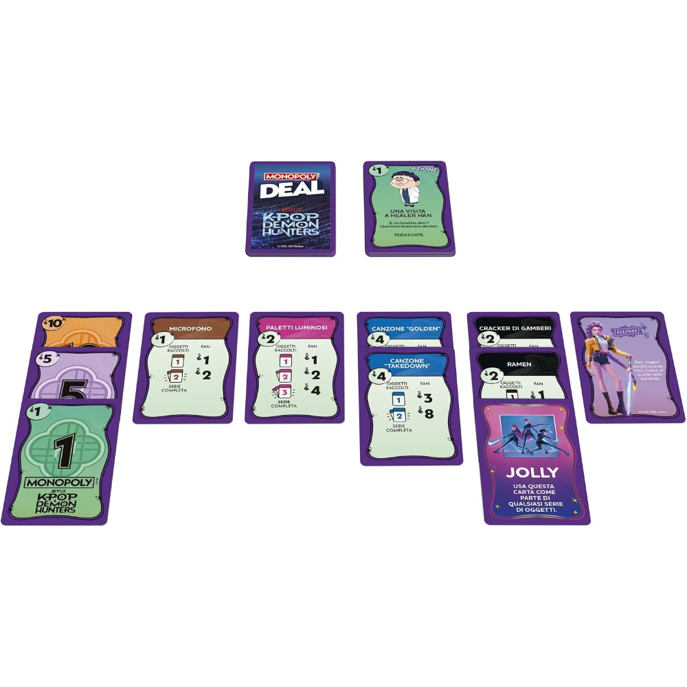 HASBRO - MONOPOLY DEAL KPOP DEMON HUNTERS G4498EDR5