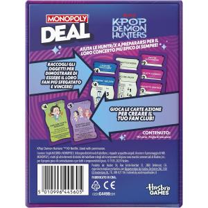 HASBRO - MONOPOLY DEAL KPOP DEMON HUNTERS G4498EDR5