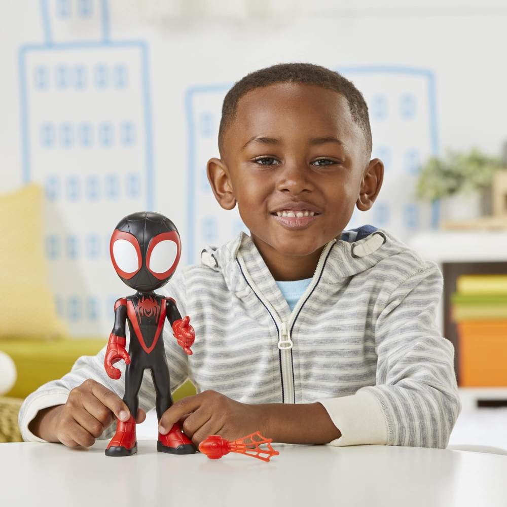 HASBRO - Spidey And His Amazing Friends - SPIDEY FIGURA MEGA MILES MORALES F39885X45
