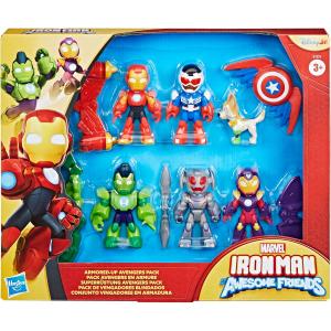 HASBRO - Iron Man And His Awesome Friends - Armored Up Avengers Pack G12555L00
