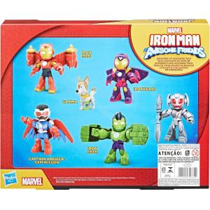 HASBRO - Iron Man And His Awesome Friends - Armored Up Avengers Pack G12555L00