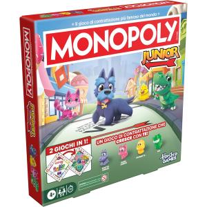 HASBRO MONOPOLY - MONOPOLY JUNIOR 2 IN 1 - G1856103