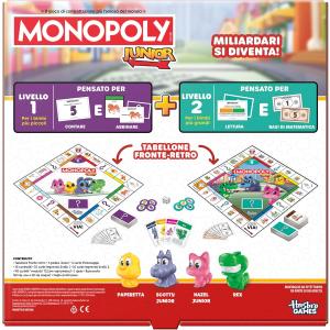 HASBRO MONOPOLY - MONOPOLY JUNIOR 2 IN 1 - G1856103
