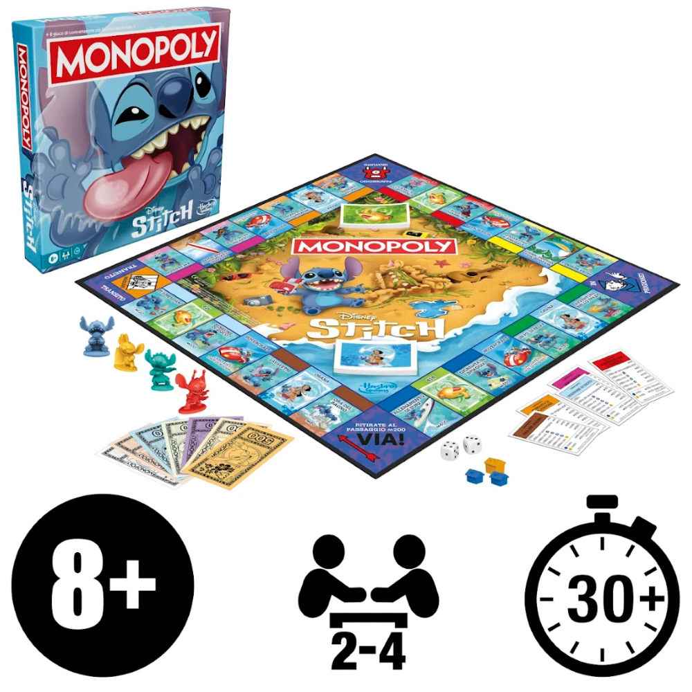 HASBRO MONOPOLY - MEGA MONOPOLY STITCH 