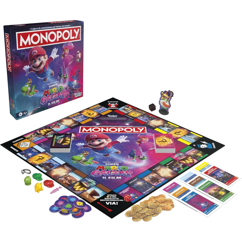HASBRO - MONOPOLY Super Mario Galaxy Il Film - G26381030